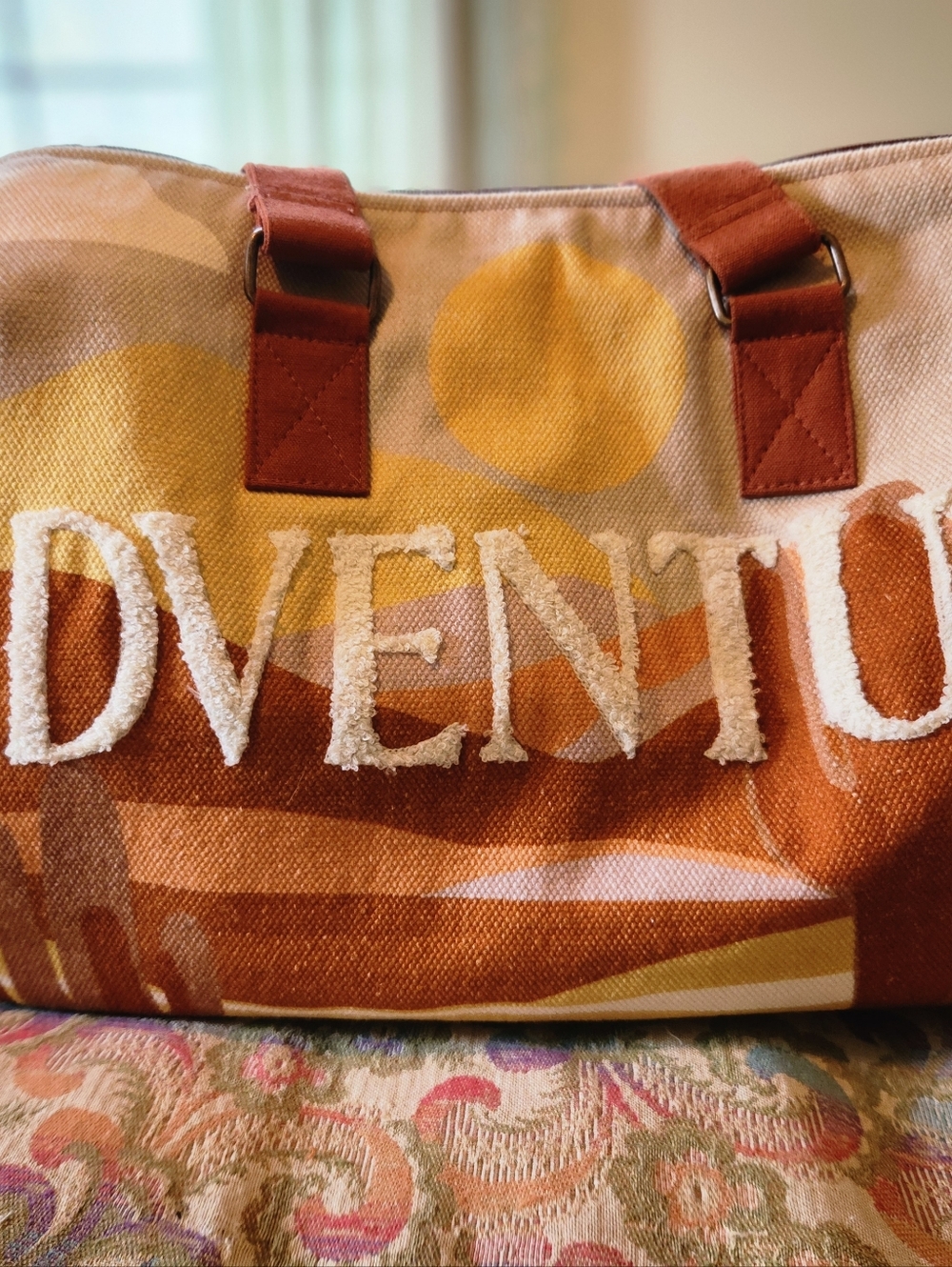 Panache Duffle Bag - Adventure with Rustic Sunset desert Print